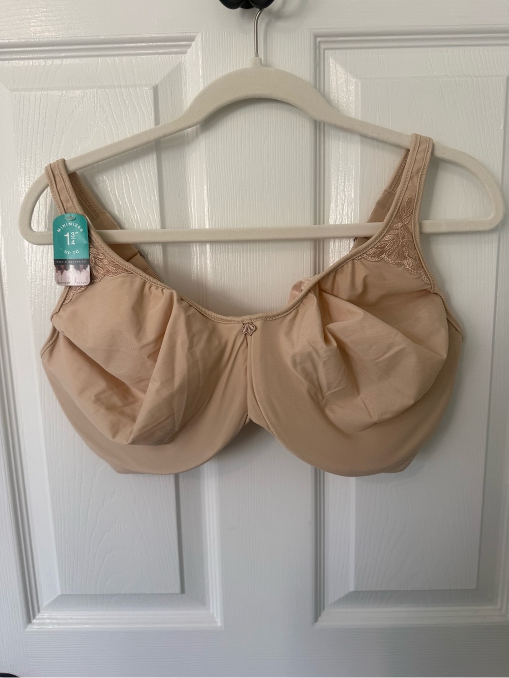 Bali Women's 40DDD Beige Minimizer Bra NWT